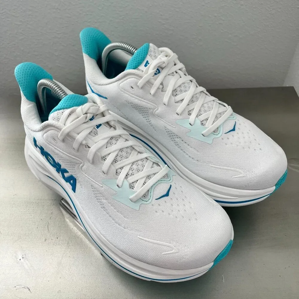 HOKA Clifton 10 Running Shoes | 1162032 VVKY | Men's 9 2E Wide | NEW